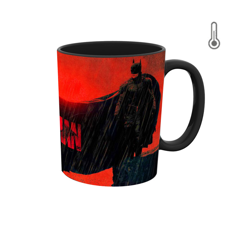 ماگ ( جعبه کادویی رایگان)  حرارتی  گرافیکی بتمن BATMAN