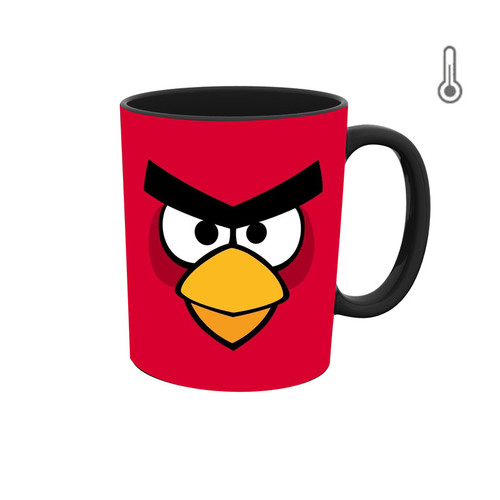 ماگ ( جعبه کادویی رایگان) حرارتی انیمیشن پرندگان خشمگین Angry Birds