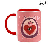 ماگ ( جعبه کادویی رایگان) اسم آرکا قلب کد mgn10372