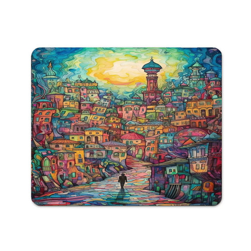 پد موس - پد ماوس چیتوکالا مدل کوبیسم شب پر ستاره کد 0516