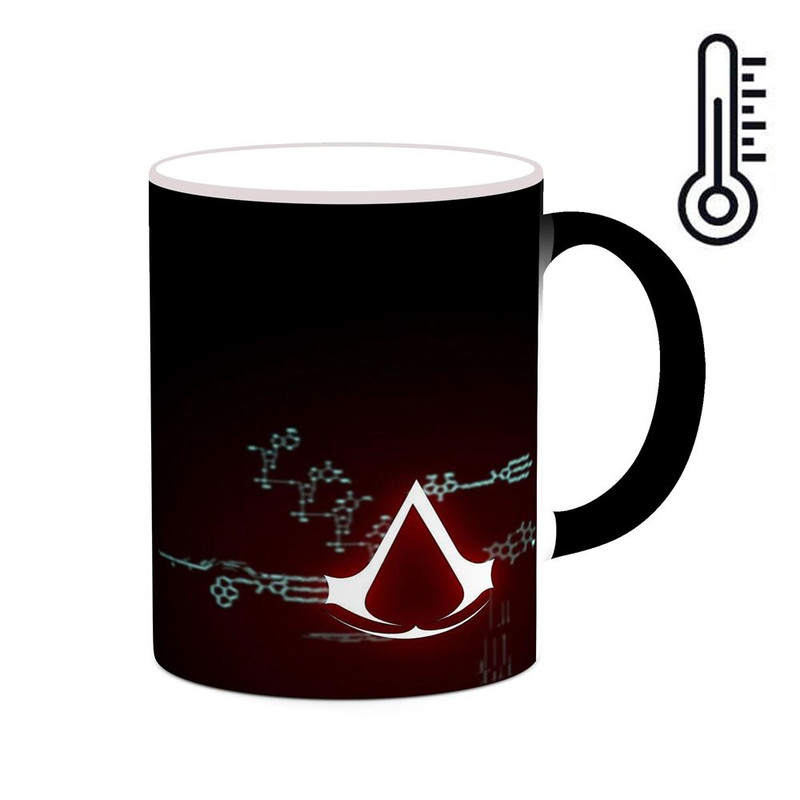 ماگ ( جعبه کادویی رایگان)  حرارتی   بازی اساسینز کرید Assassin Creed کد mgh27529
