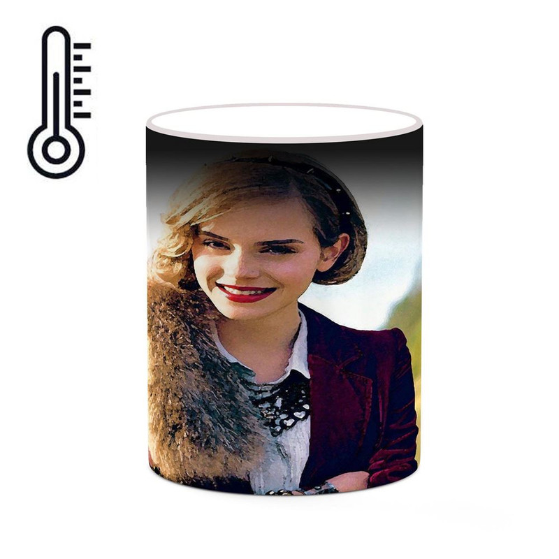 ماگ ( جعبه کادویی رایگان)  حرارتی   اما واتسون Emma Watson  mgh25995