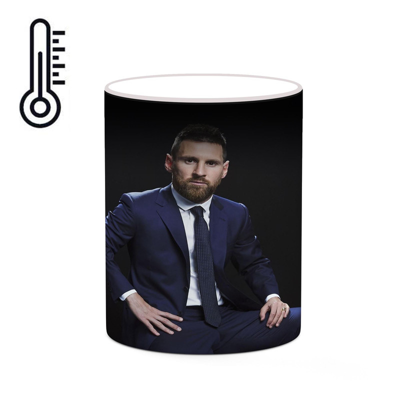 ماگ ( جعبه کادویی رایگان)  حرارتی   Leo Messi لئو مسی  mgh42385
