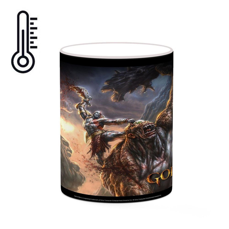 ماگ ( جعبه کادویی رایگان)  حرارتی   بازی گاد آف وار God Of War کد mgh28671