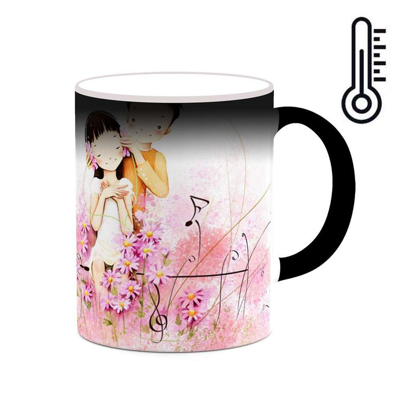 ماگ ( جعبه کادویی رایگان)  حرارتی   عاشقانه کد mgh20793