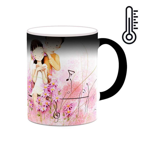 ماگ ( جعبه کادویی رایگان) حرارتی عاشقانه کد mgh20793
