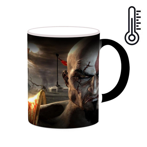 ماگ ( جعبه کادویی رایگان) حرارتی گاد آف وار God Of War mgh41001