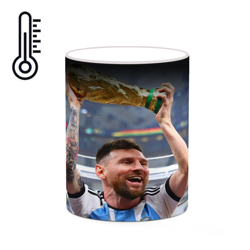 ماگ ( جعبه کادویی رایگان)  حرارتی   Leo Messi لئو مسی  mgh42327