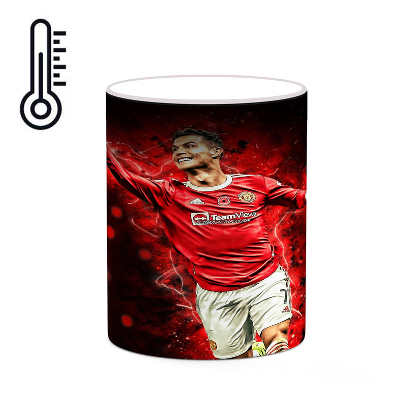 ماگ ( جعبه کادویی رایگان)  حرارتی   Ronaldo رونالدو  mgh42953