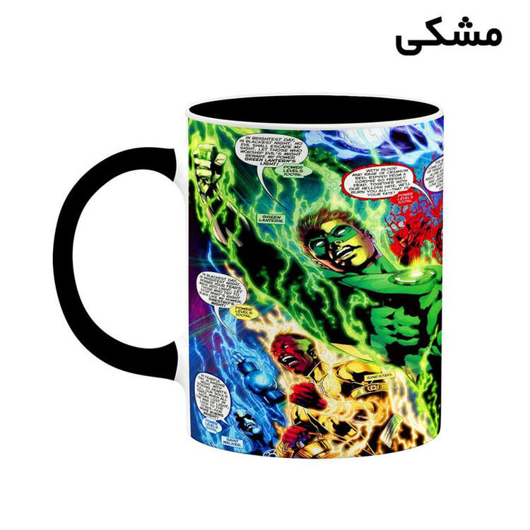ماگ ( جعبه کادویی رایگان) گرین لنترن Green Lantern کد mgh38828