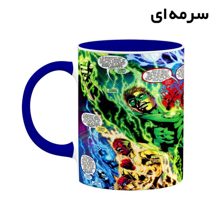 ماگ ( جعبه کادویی رایگان) گرین لنترن Green Lantern کد mgh38828