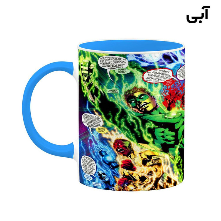 ماگ ( جعبه کادویی رایگان) گرین لنترن Green Lantern کد mgh38828