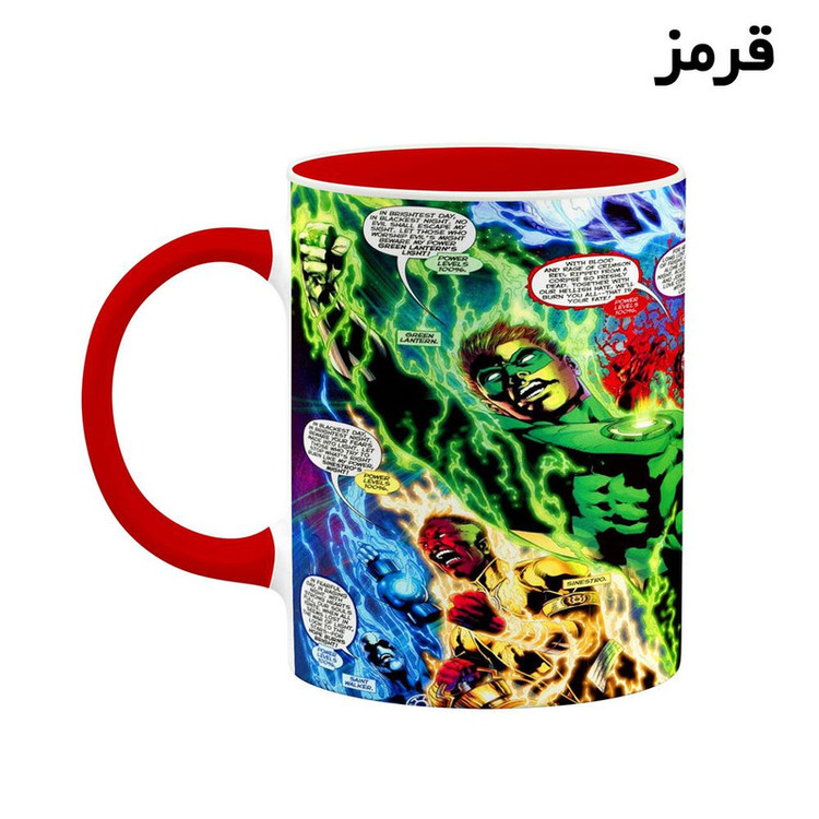 ماگ ( جعبه کادویی رایگان) گرین لنترن Green Lantern کد mgh38828