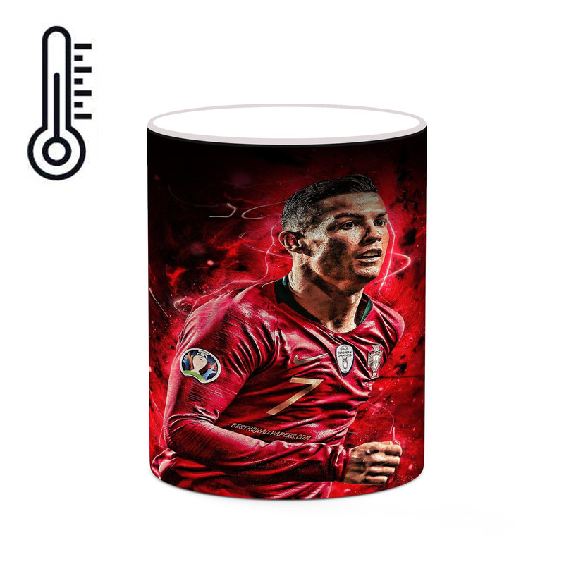 ماگ ( جعبه کادویی رایگان)  حرارتی   Ronaldo رونالدو  mgh43184