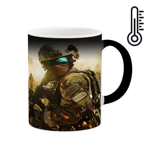ماگ ( جعبه کادویی رایگان) حرارتی Ghost Recon کد mgh12266