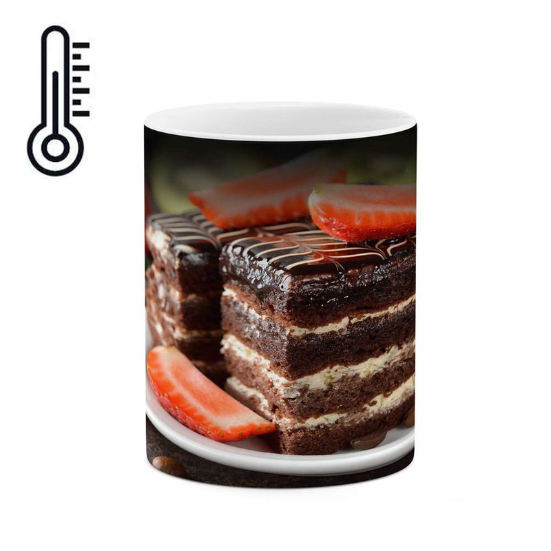 ماگ ( جعبه کادویی رایگان)  حرارتی   کیک کد mgh17140