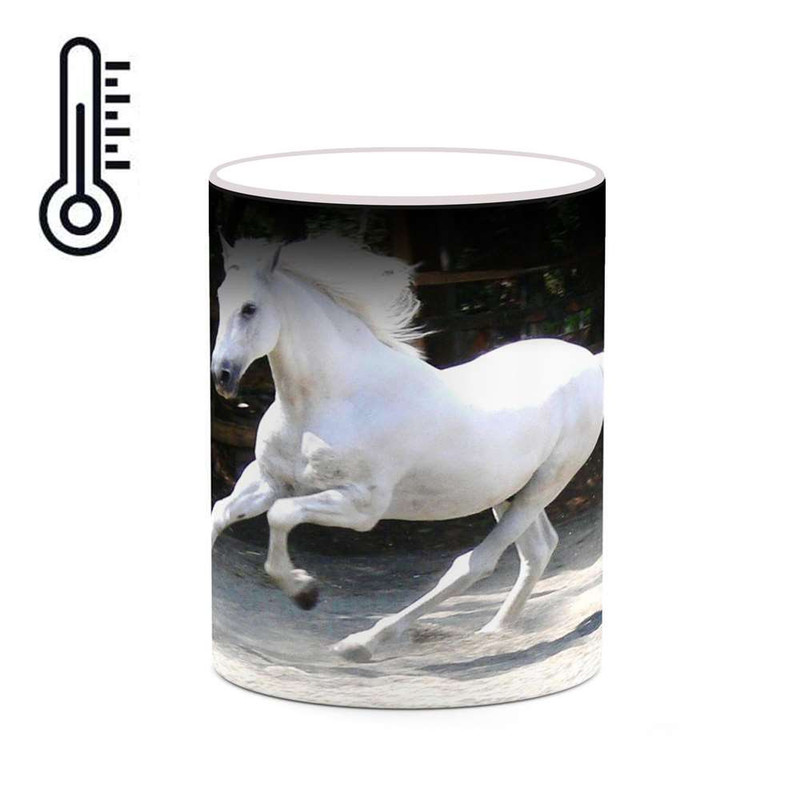 ماگ ( جعبه کادویی رایگان)  حرارتی   اسب کد mgh24166