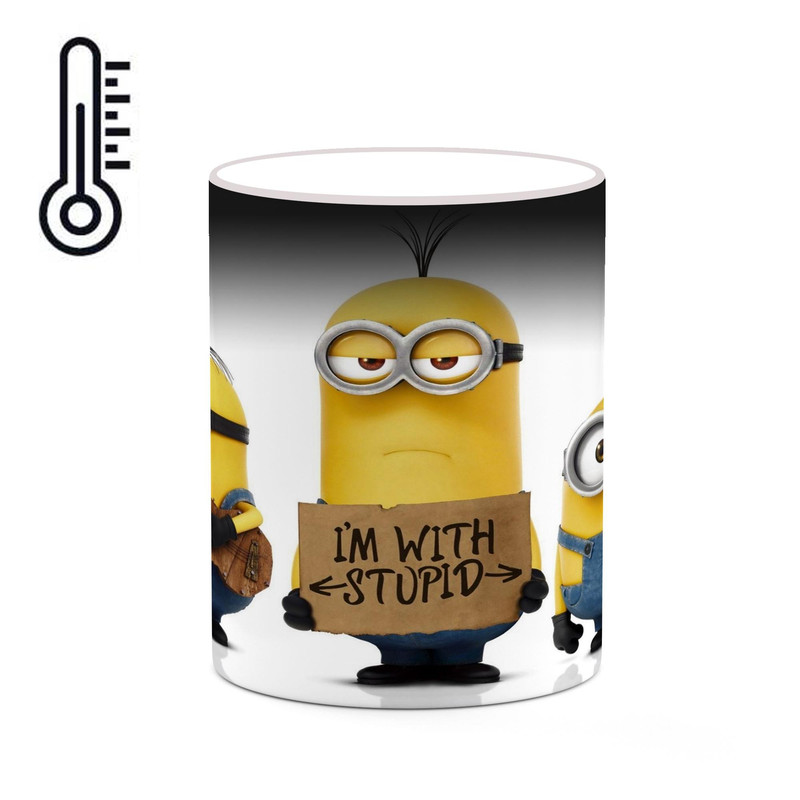 ماگ ( جعبه کادویی رایگان)  حرارتی   minion مینیون  mgh42578