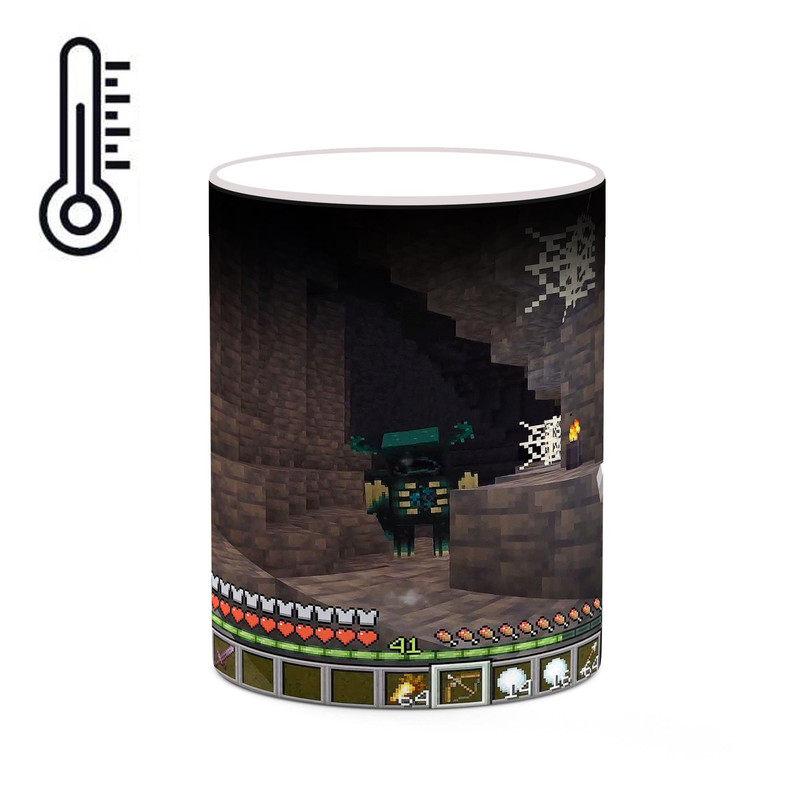 ماگ ( جعبه کادویی رایگان)  حرارتی   ماینکرافت minecraft  mgh41144