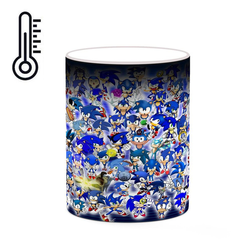 ماگ ( جعبه کادویی رایگان)  حرارتی   بازی سونیک Sonic The Hedgehog کد mgh30236