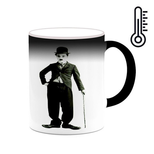 ماگ ( جعبه کادویی رایگان) حرارتی چارلی چاپلین Charlie Chaplin mgh25478