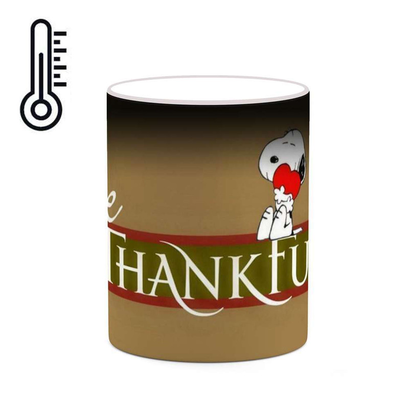 ماگ ( جعبه کادویی رایگان)  حرارتی   کارتون Snoopy کد mgh23098