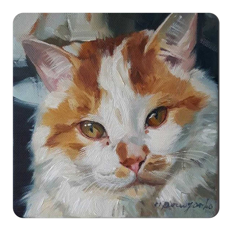 مگنت طرح نقاشی گربه کدwmg1410