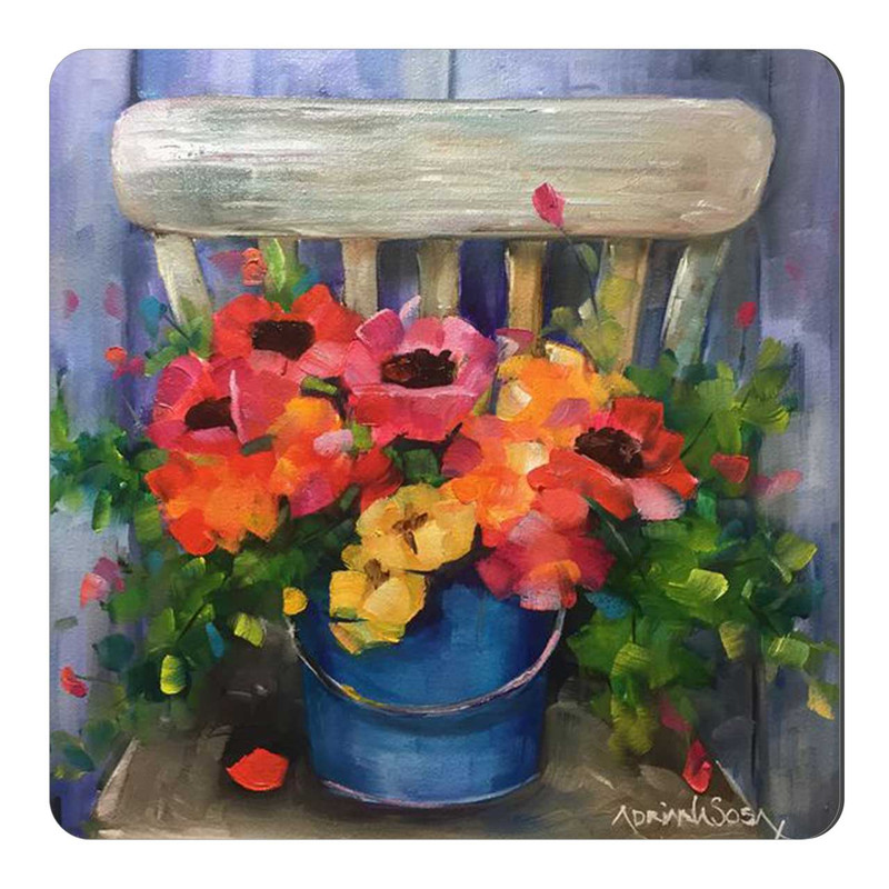 مگنت طرح نقاشی گل کد wmg2179