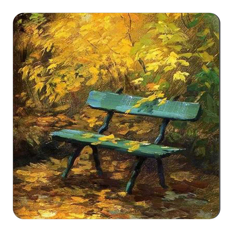 مگنت طرح نیمکت پاییزی کد wmg2189