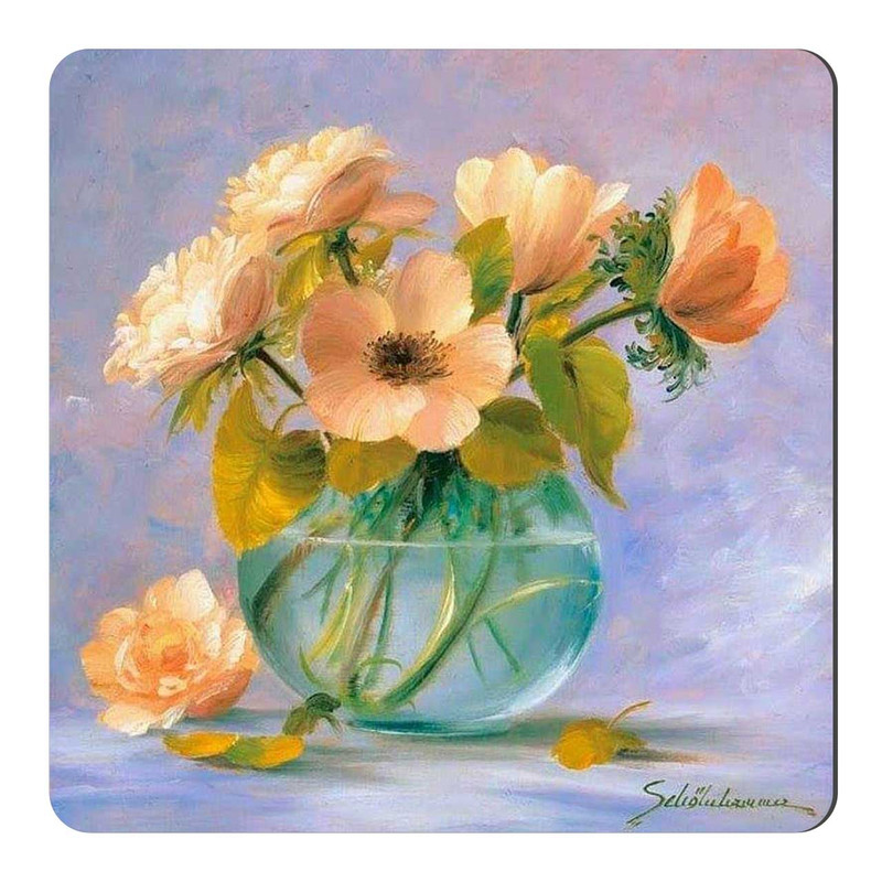 مگنت طرح نقاشی گلدان گل کد wmg1058
