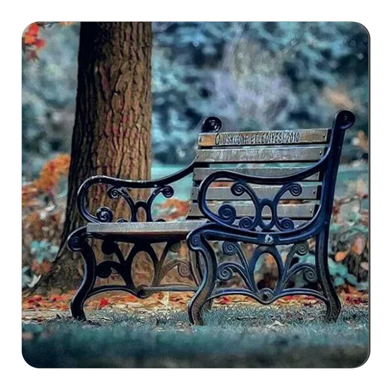 مگنت طرح نیمکت پاییزی کد wmg2068