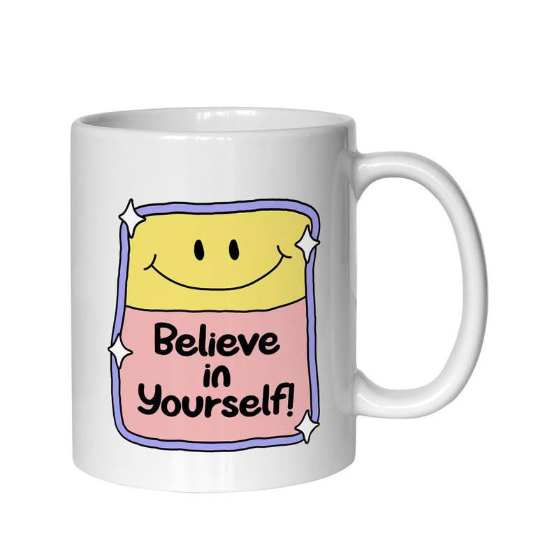 ماگ ( جعبه کادویی رایگان)  مدل Believe In Your Self