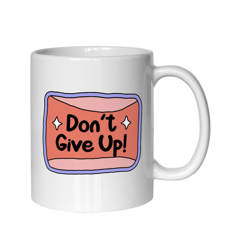 ماگ ( جعبه کادویی رایگان)  مدل Dont Give Up
