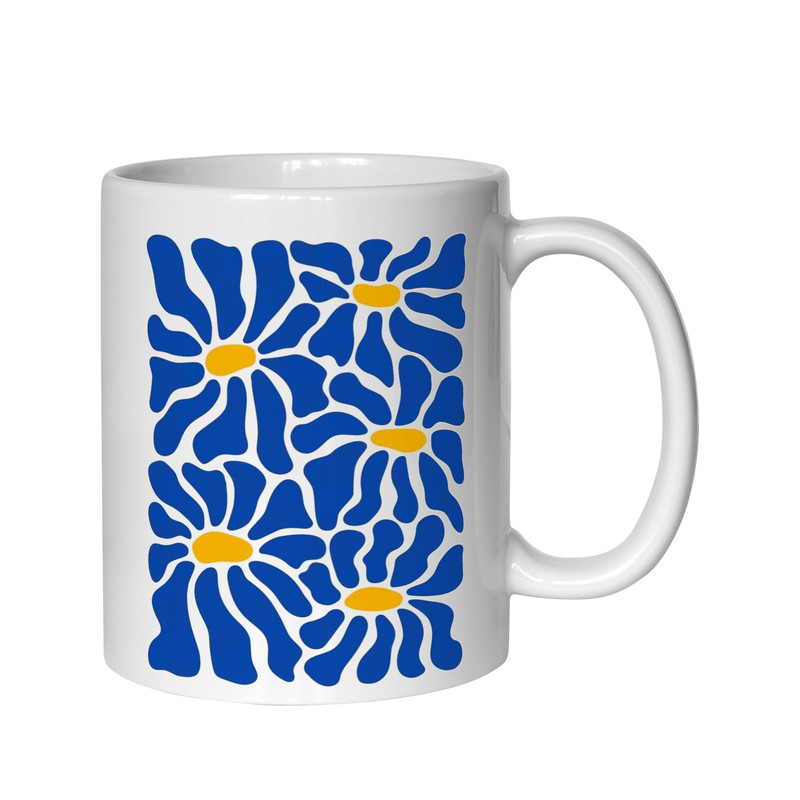 ماگ ( جعبه کادویی رایگان)  مدل گل