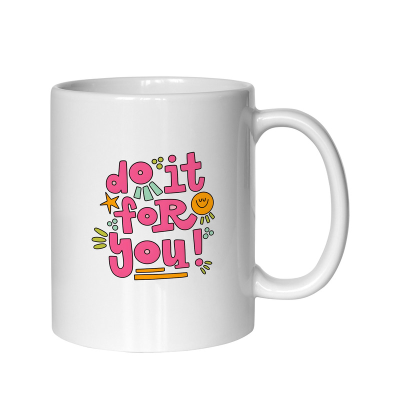 ماگ ( جعبه کادویی رایگان)  طرح Do It For You