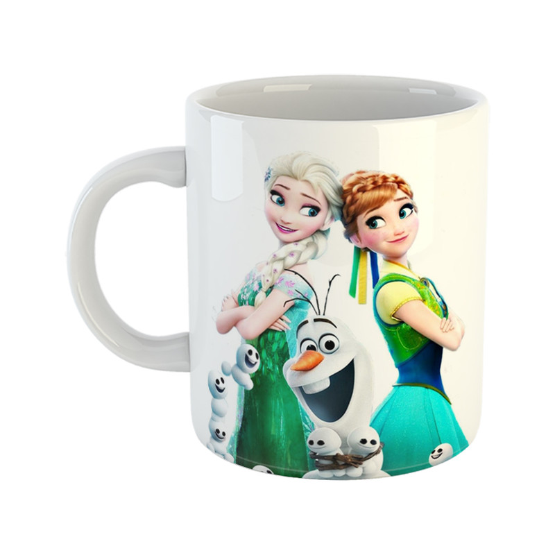 ماگ ( جعبه کادویی رایگان)  مدل السا و آنا طرح Frozen