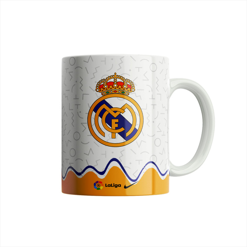 ماگ ( جعبه کادویی رایگان)  طرح رئال مادرید Real-Madrid کد A295