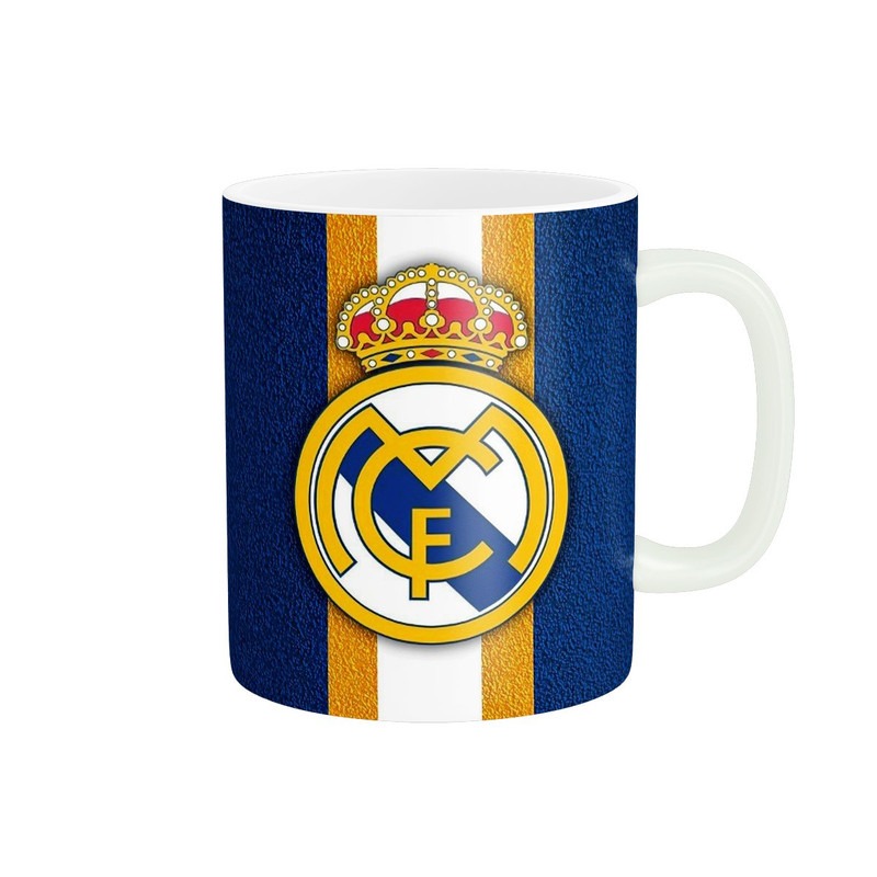 ماگ ( جعبه کادویی رایگان)  طرح رئال مادرید کد 830