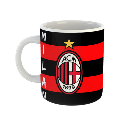 ماگ ( جعبه کادویی رایگان) مدل آث میلان طرح ac milan