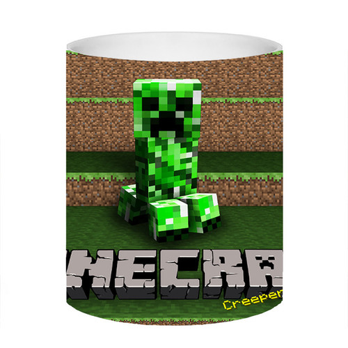ماگ ( جعبه کادویی رایگان) طرح کریپر ماینکرافت creeper mine craft کد 444