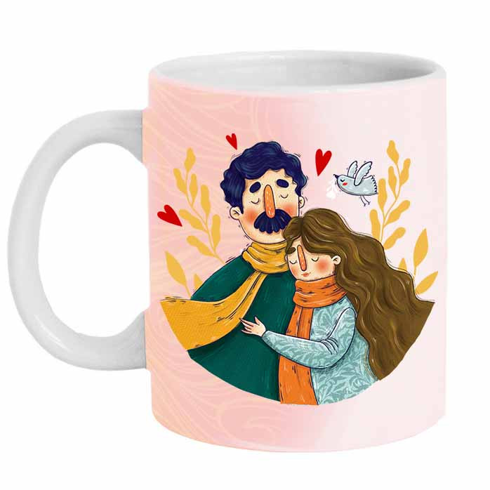 ماگ ( جعبه کادویی رایگان)  طرح پدر کد01