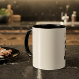 ماگ ( جعبه کادویی رایگان) مدل دسته رنگی طرح پاندا