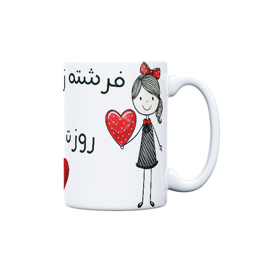 ماگ ( جعبه کادویی رایگان) مدل مناسبتی طرح روز دختر کد 604