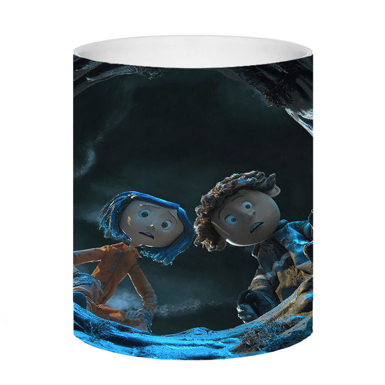 ماگ ( جعبه کادویی رایگان)  طرح کورالاین coraline کد 434