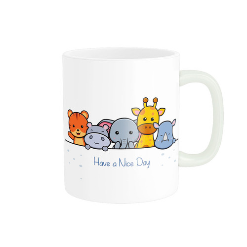 ماگ ( جعبه کادویی رایگان) زیگورات مدل حیوانات کد 0065