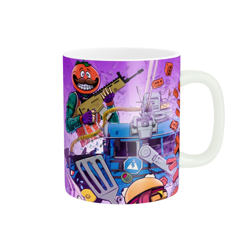 ماگ ( جعبه کادویی رایگان)  طرح گیم فورتنایت fortnite کد 510