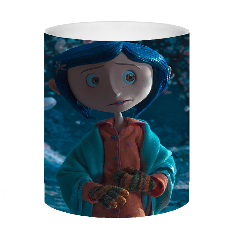 ماگ ( جعبه کادویی رایگان)  طرح کورالین coraline کد 431