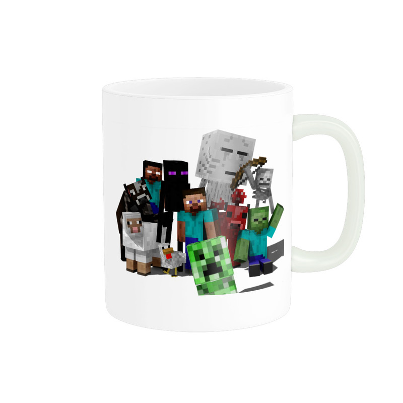 ماگ ( جعبه کادویی رایگان)  استلار طرح گیم ماینکرافت Minecraft  کد 0556