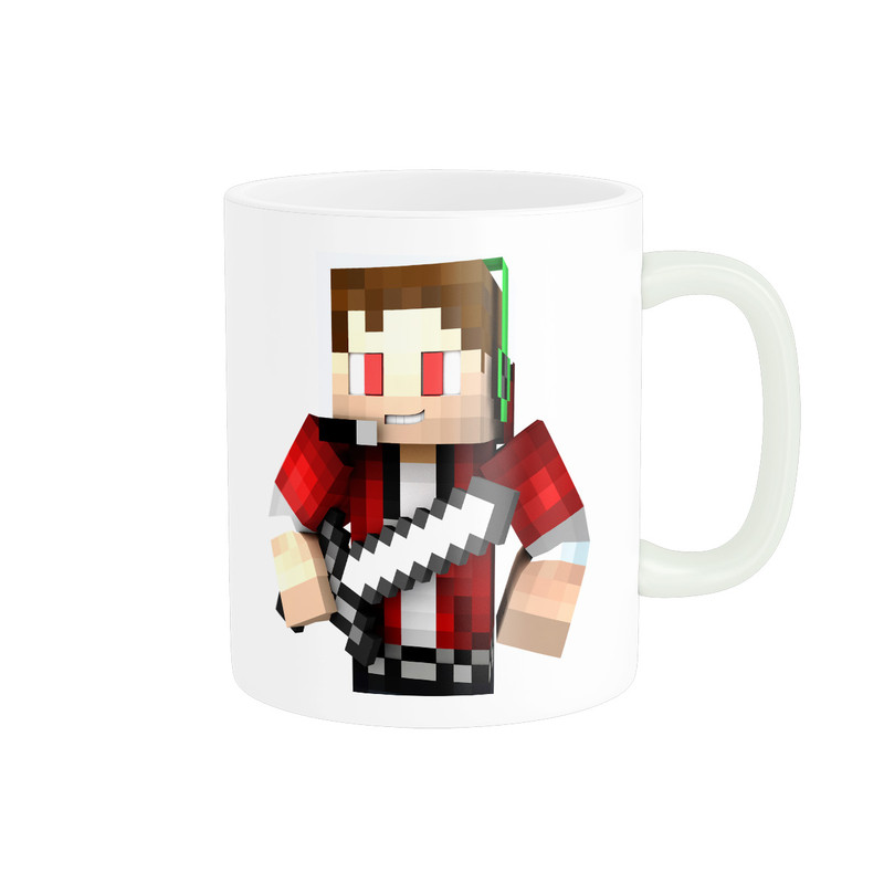 ماگ ( جعبه کادویی رایگان)  استلار طرح گیم ماینکرافت Minecraft  کد 0561