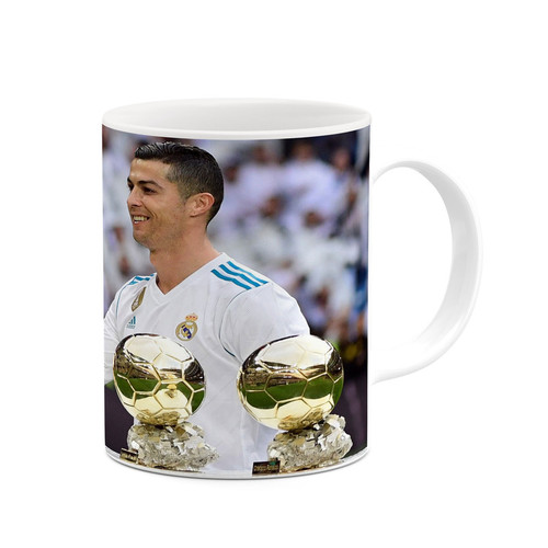 ماگ ( جعبه کادویی رایگان) چیتوکالا طرح Ronaldo رونالدو مدل mgh43142